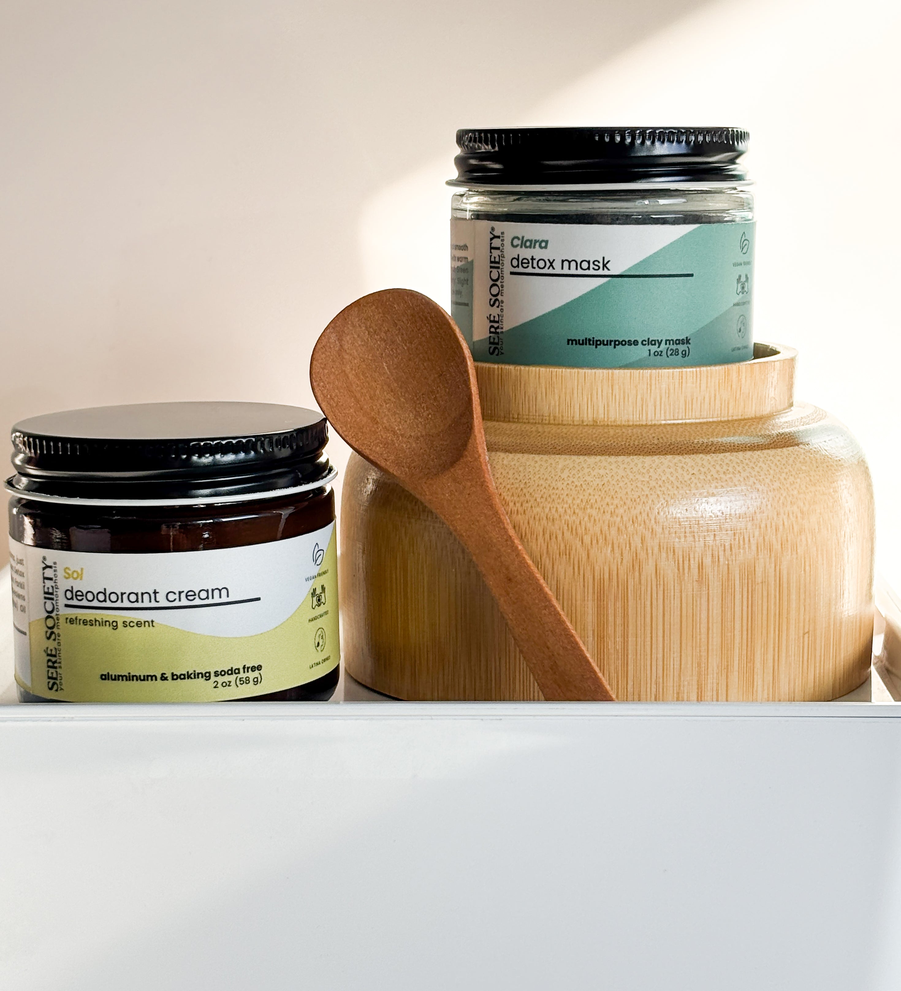 Clara and Sol Bundle with bamboo spoon