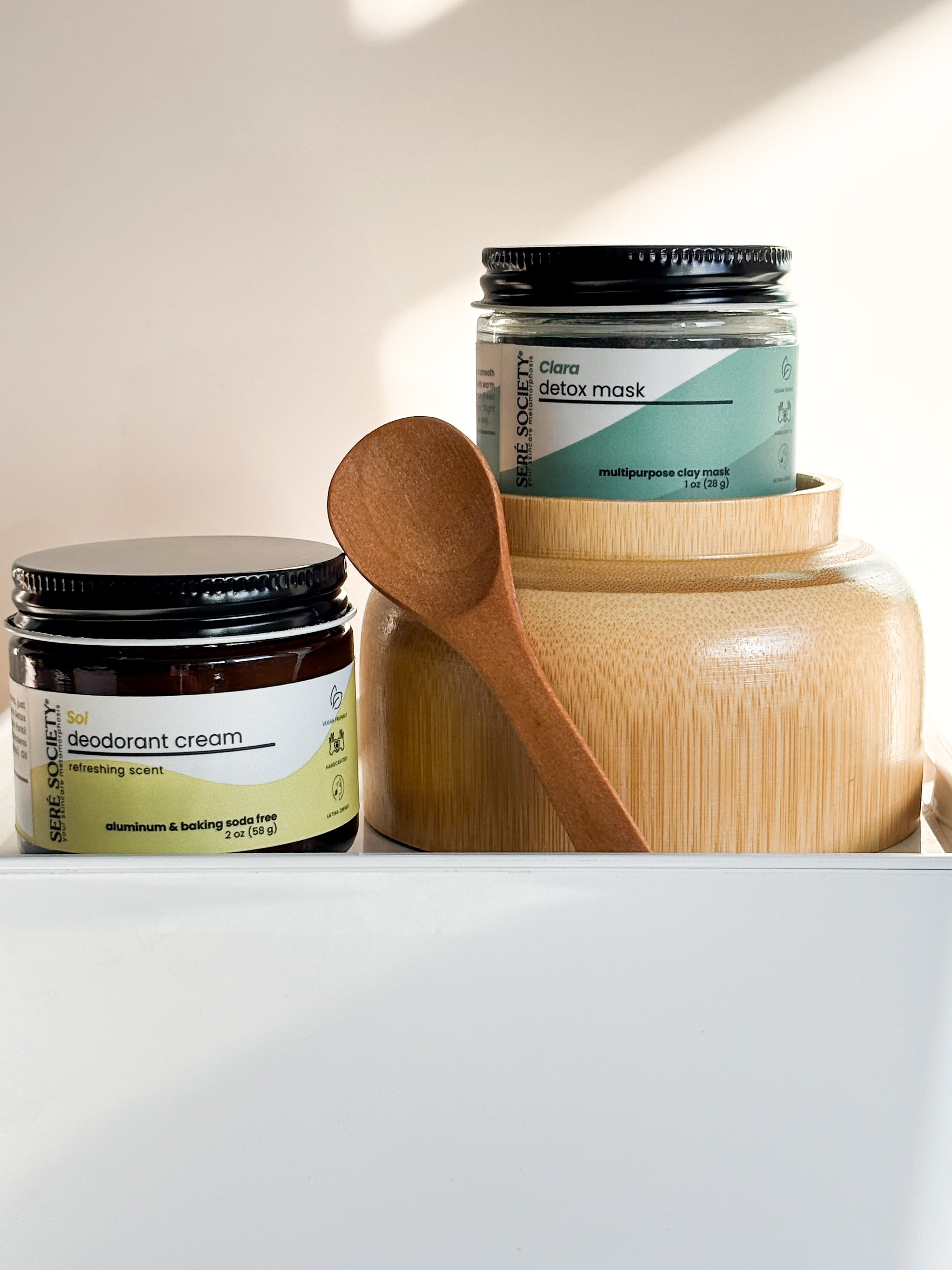 Clara and Sol Bundle with bamboo spoon